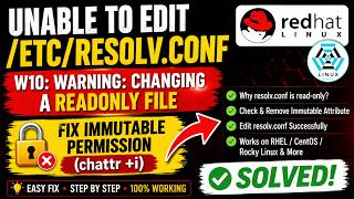 Can't Edit resolv.conf Even as Root? Here's the Fix! || Check This Hidden Permission! [SOLVED]
