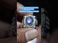 Cincin permata natural purplish blue star sapphire NH srilanka 5.86ct