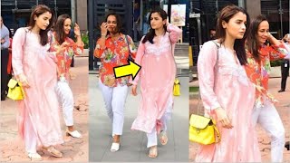 Pregnant Alia Bhatt Flaunting her Huge Baby Bump at Hospital with her Mother Soni Razdan