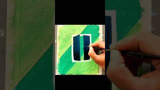 Acrylic painting for beginners | Window Painting | Short Videos