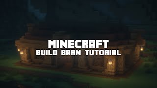 Minecraft | How to build a Barn | Tutorial