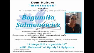 Kawiarnia Literacka Live - Bogumiła Salmonowicz