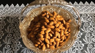 How to 🇩🇿Prepare almonds for Algerian 🇩🇿sweet desserts