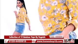 Homeshop18.com - Collection of 5 Fabulous Tops By Voguish