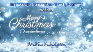 Christmas Mass services 2024 at Immaculate Conception Church Dombivli