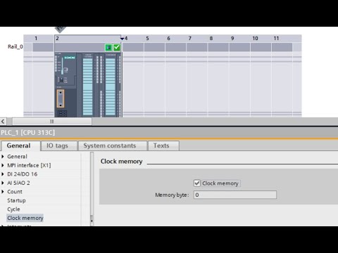 Enable Systerm Clock Memory TIA Portal PLC S7-300/400 ( Xung Clock ...