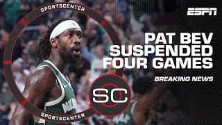 🚨 Patrick Beverley SUSPENDED FOUR GAMES after throwing ball at fans 🚨 | SportsCe
