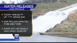 Lake Oroville spillway releases to begin as water levels rise