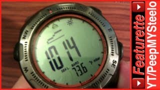 Highgear Altimeter Watch of the Altiware Watches in the Summit Model With Digital Compass