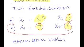 Integer Programming - Branch and Bound Maximisation - Selecting a solution