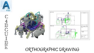 TUTORIAL AUTOCAD PLANT 3D - CONVERT 3D DRAWING KE 2D (ORTHOGRAPHIC)