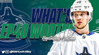 Canucks talk: what is Elias Pettersson worth (contract update)
