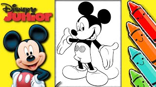 Color With Mickey! Fun Mickey Mouse Coloring Pages For Kids