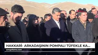 HAKKARİ- Arkadaşının pompalı tüfekle kazara vurduğu Berat, Yüksekova'da toprağa verildi