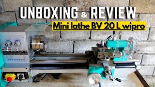 Unboxing Mesin Mini lathe BV 20 L wipro