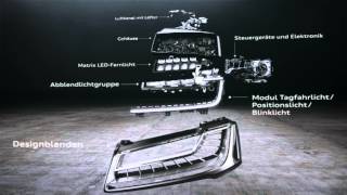 Audi A8 Matrix LED Scheinwerfer - Animation