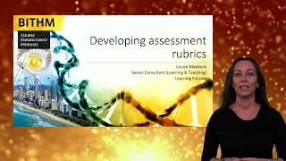 Develop: Module 2 Assessment Rubrics