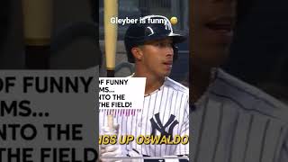 Gleyber Torres is funny #gleybertorres #yankees #baseball