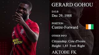 Gerard Gohou ● Forward ● Football CV 2022