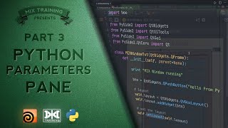 VMT 060 Python Parameters Pane Part 3