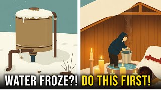 Winter-proofing an off-grid water supply