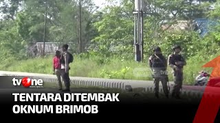 Prajurit TNI di Papua Ditembak Oknum Brimob | Kabar Petang tvOne