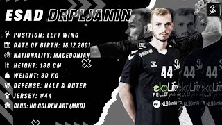 Esad Drpljanin | Left Wing | HC Golden Art | Highlights | Handball | CV | 2023/24