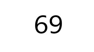 Why is 69 so funny?