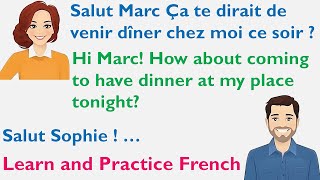 Dinner invitation - Learn and practice French - Improve your Level