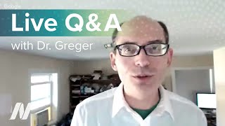 Live Q&A with Dr. Greger of NutritionFacts.org on October 19 at 3 PM ET