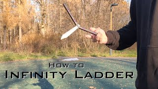 Infinity Ladder - Обучение среднему трюку на ноже бабочке | How to Infinity Ladder on Balisong