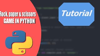 how to Rock Paper & Scissors game in python you've been waiting for