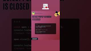 Javascript, Detect Popup Window Is Closed #javascript