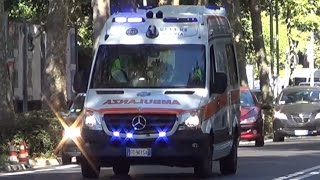 Ambulanza SUEM 118 Vicenza in emergenza [120] - Italian Ambulance responding