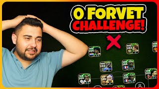 0 FORVET CHALLENGE! FORVETSİZ DÜNYA KLASMANINDA MAÇ! KAZANAMAZSAM 3 EPİK SİLERİM! eFootball Mobile