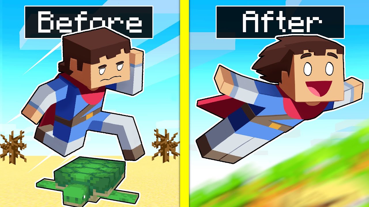 Minecraft But Every Jump Gets Higher Youtube