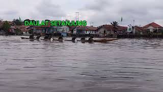 Putaran Ke 2 Lomba sampan berhadiah U16 Kecamatan Bunut Hilir