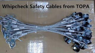 Whipcheck Safety Cables Safety Lock Cables, Wire Rope Hose Whip Checks