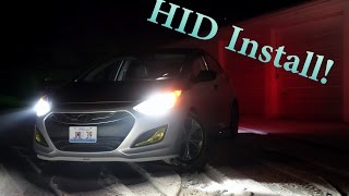 Kensun 55w 6000k HID Install w/ Relay