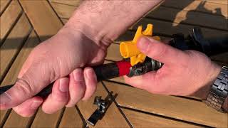 How to remove & refit Gardiner pole sections