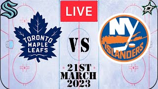 NHL LIVE Toronto Maple Leafs vs New York Islanders 21st March 2023 Game Reaction + Kraken vs Stars