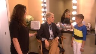 Exclusive! Ellen and Talia Talk Backstage