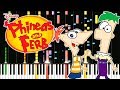 Crazy Piano! PHINEAS AND FERB THEME