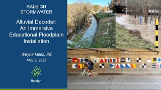 Raleigh Stormwater Alluvial Decoder - Association of Floodplain Managers (ASFMP) Presentation