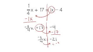 Solving Multi Step Equation Notes