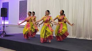 Bharatanatyam Dance for Divine Tamil Song by Thirukkalalayam Academy of Fine Arts Students -TCCT