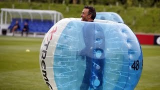 FC Barcelona bubble football: Players vs Staff