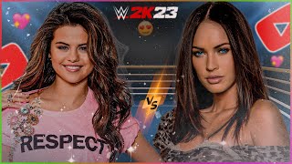 Megan Fox VS Selena Gomez || WWE 2K23 | Prash Gaming