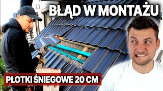 Ale wtopa! Kto zauważył? | Montaż płotków śniegowych Kraków | DOMINIKMALUJE