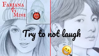 😂i tried to recreate Farjana Drawing Academy drawings || Inspired by farjana | Recreation Simpleart